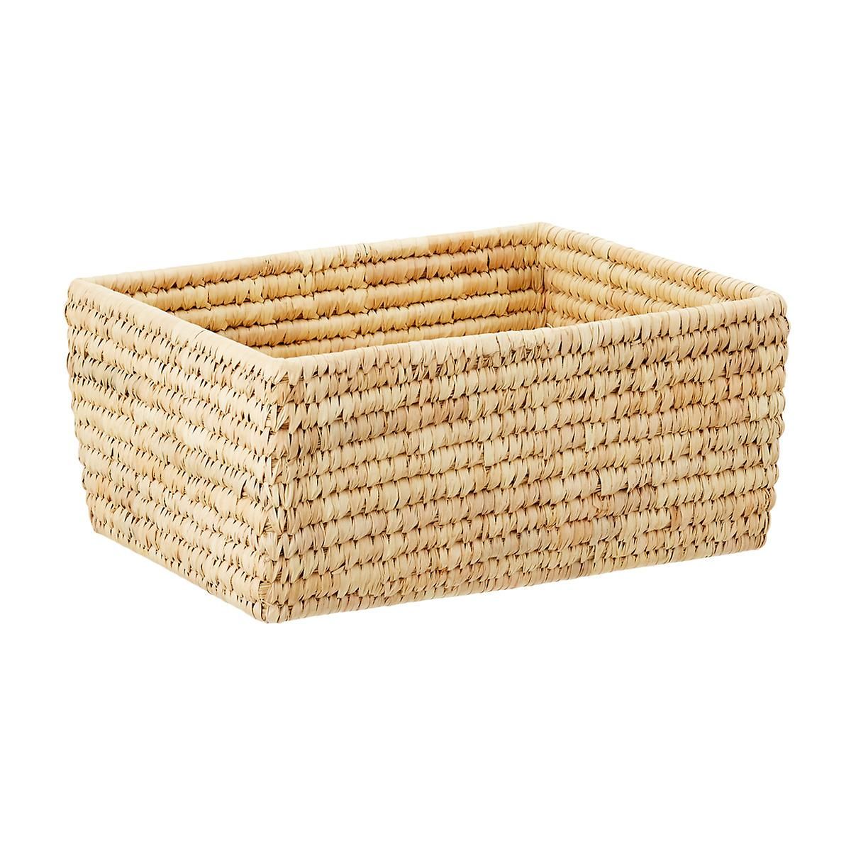 Medium Palm Leaf Bin | The Container Store