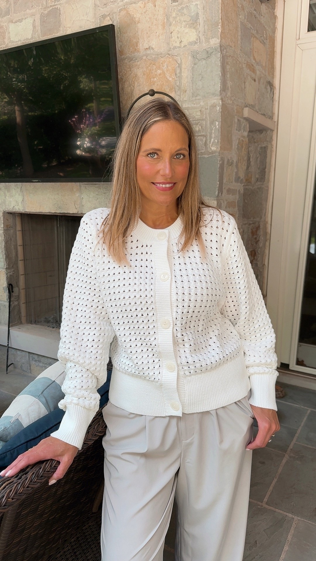 The perfect summer cardigan. This textured knit jacket adds a button-through detail to a classic design

#LTKMidsize #LTKStyleTip #LTKSeasonal