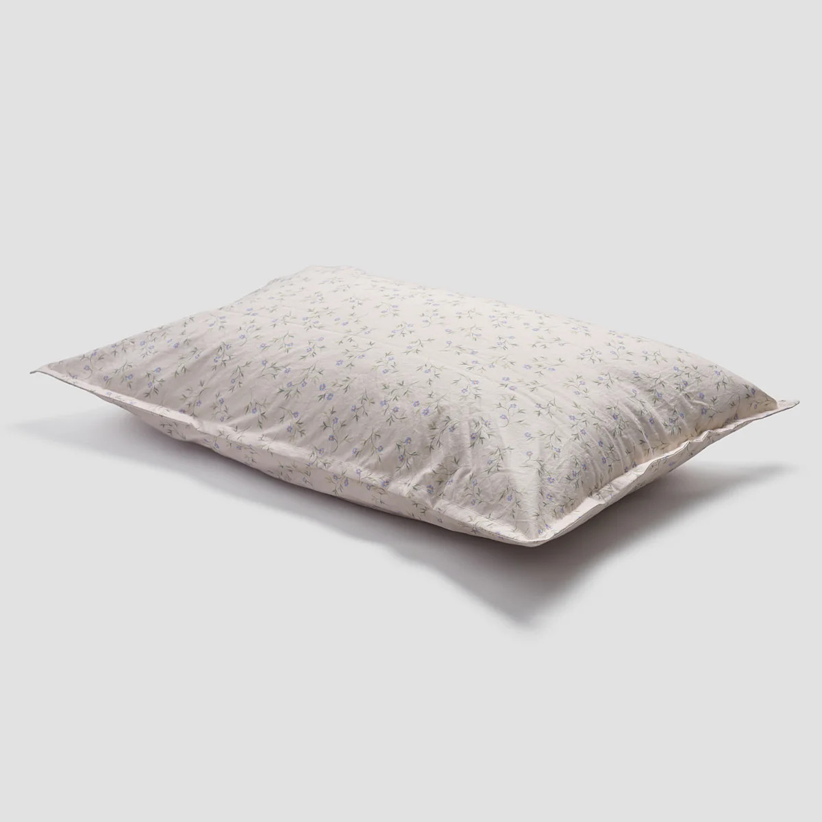 Spring Sprig Printed Cotton Pillowcases (Pair) | Piglet