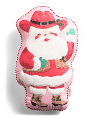 12x19 Santa Cowboy Pillow | Marshalls