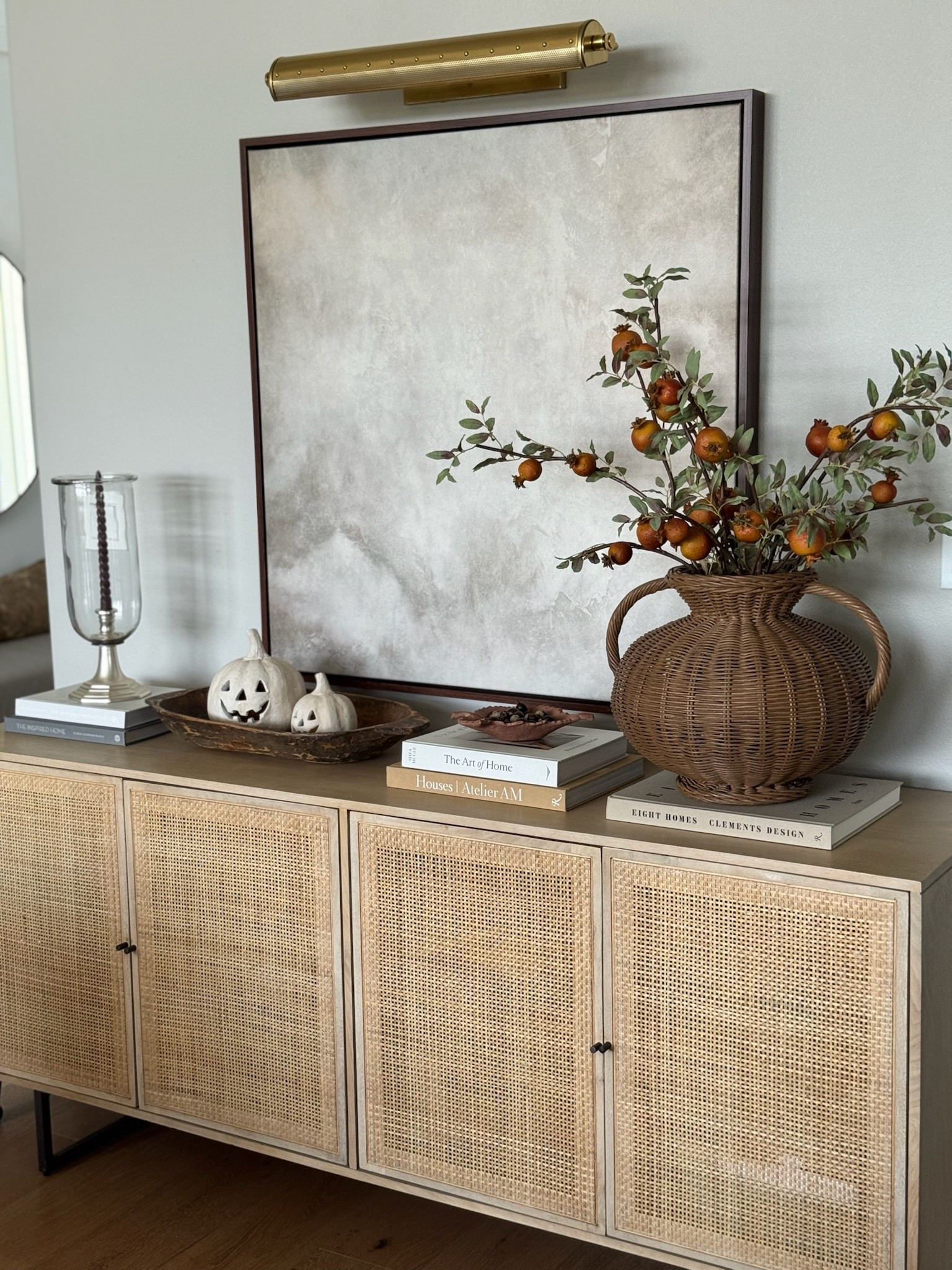 You guys are loving my sideboard styling for fall! All of these pieces were top clicked favorite last week, with these stems being a top 5 seller!! 

#LTKHome #LTKSeasonal #LTKStyleTip