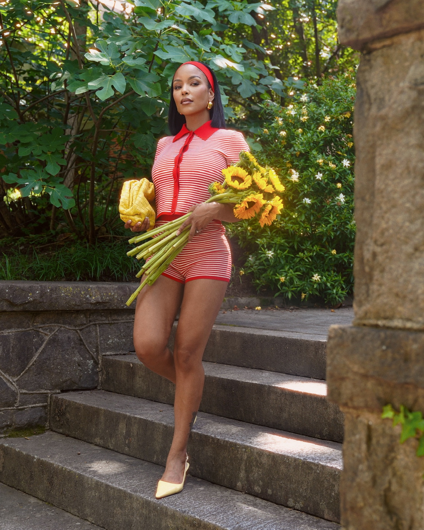 Obsessed with this red striped set 🍓 Retro vibes, snatched fit. Everything is linked Hunty 🥰

#LTKStyleTip #LTKFindsUnder100 #LTKSummerEdit