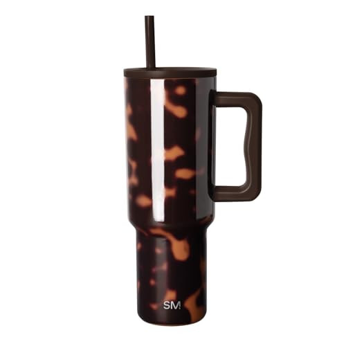 Simple Modern Tumbler with Handle and Straw | 40oz | Tortoise | Amazon (US)