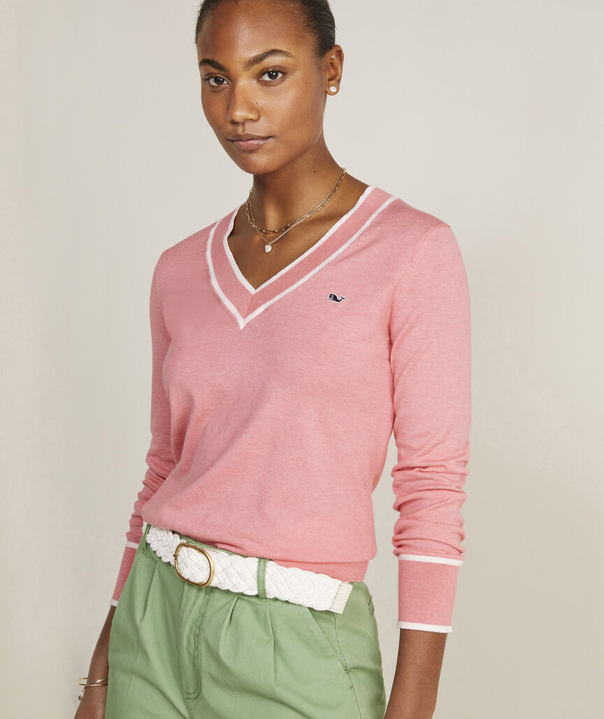 Cotton Cashmere Heritage V-Neck Sweater | vineyard vines