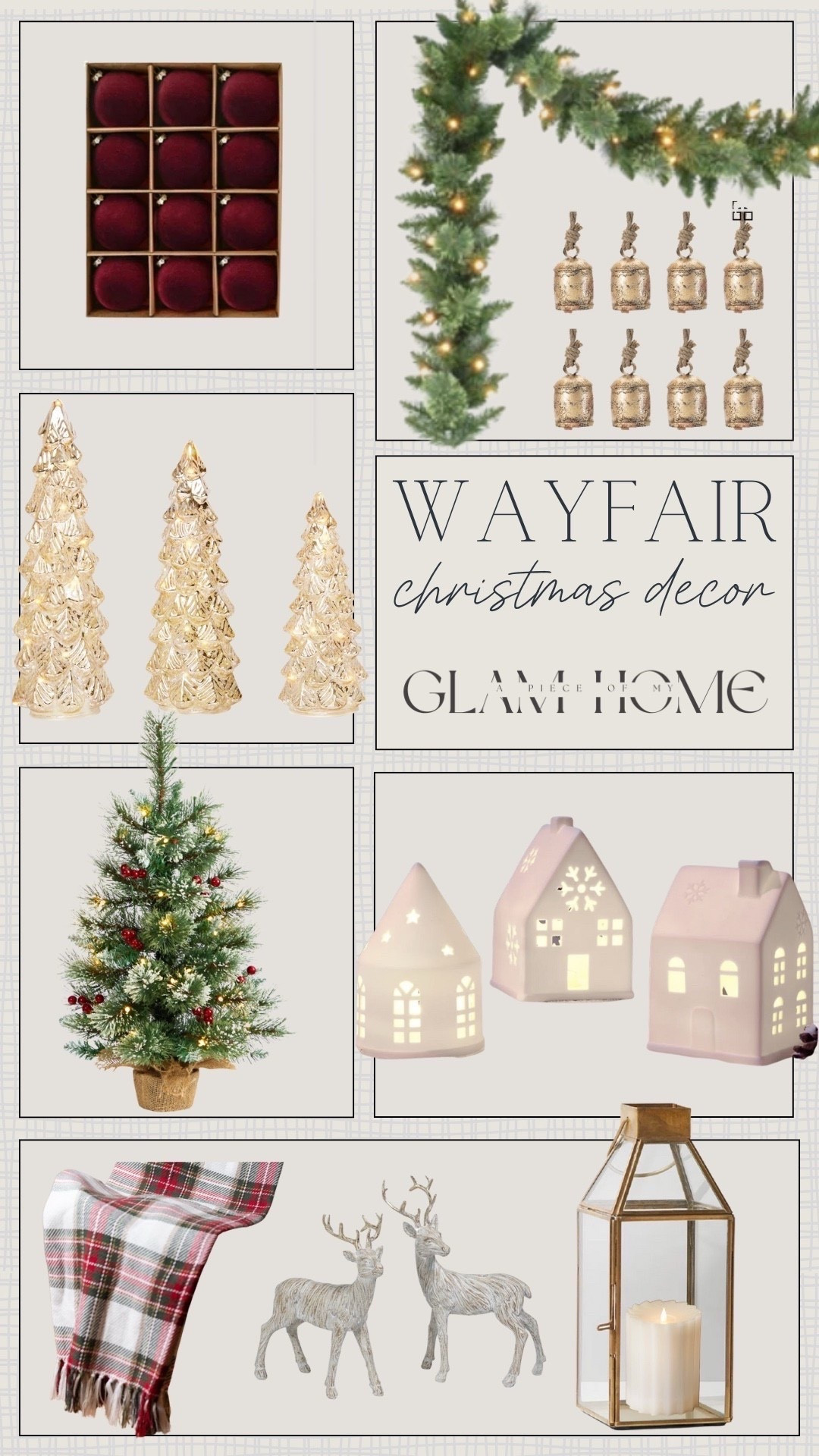 Wayfair affordable Christmas decor! Loving these holiday finds for the home.  A lot of these picks are on sale too! 


Home, Christmas decor, holiday decor, tree, bells, garland, prelit, velvet ornaments



#liketkit #LTKHoliday #LTKHome #LTKSaleAlert
@shop.ltk
https://liketk.it/5uAWG