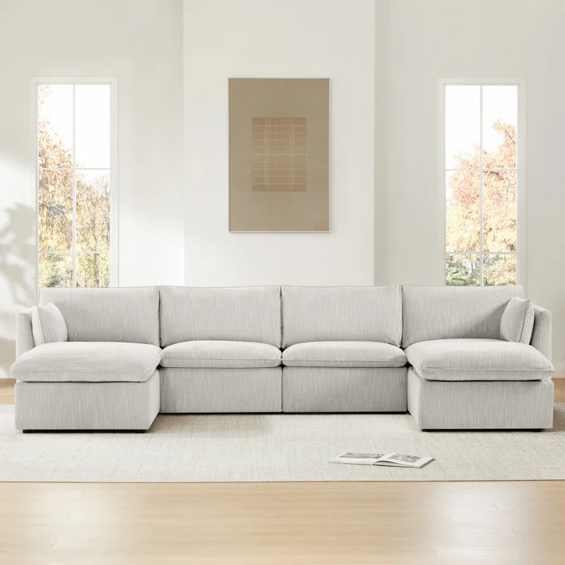 Greylan 148" 6 - Piece Modular U Sectional | Joss & Main