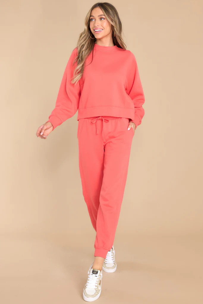 Brandy Long Sleeve Firecracker Sweatshirt | Red Dress 