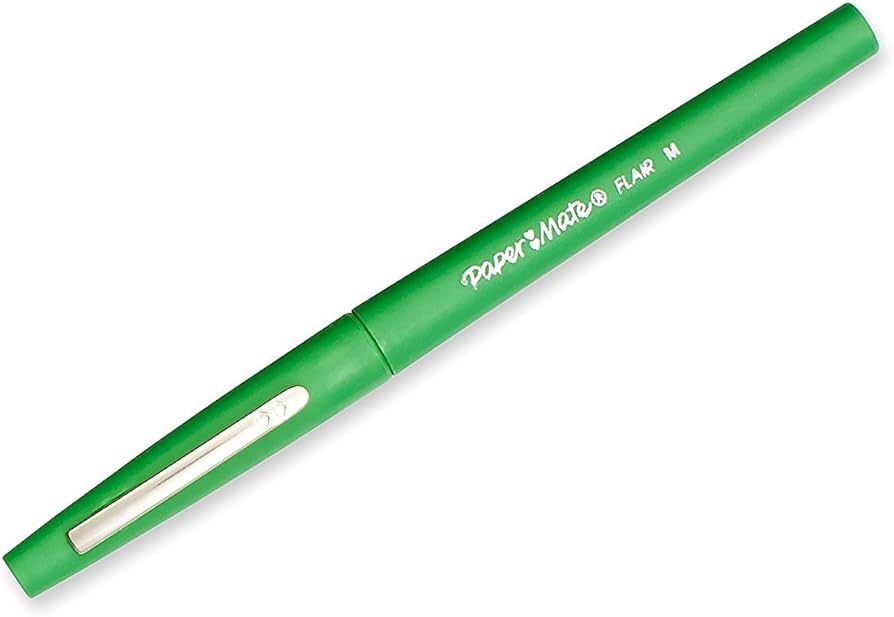 Paper Mate Paper Mate Flair Point Pens, Green (1806702) | Amazon (US)