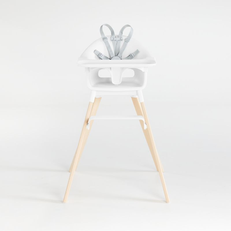 Stokke Clikk White Highchair + Reviews | Crate & Kids | Crate & Barrel