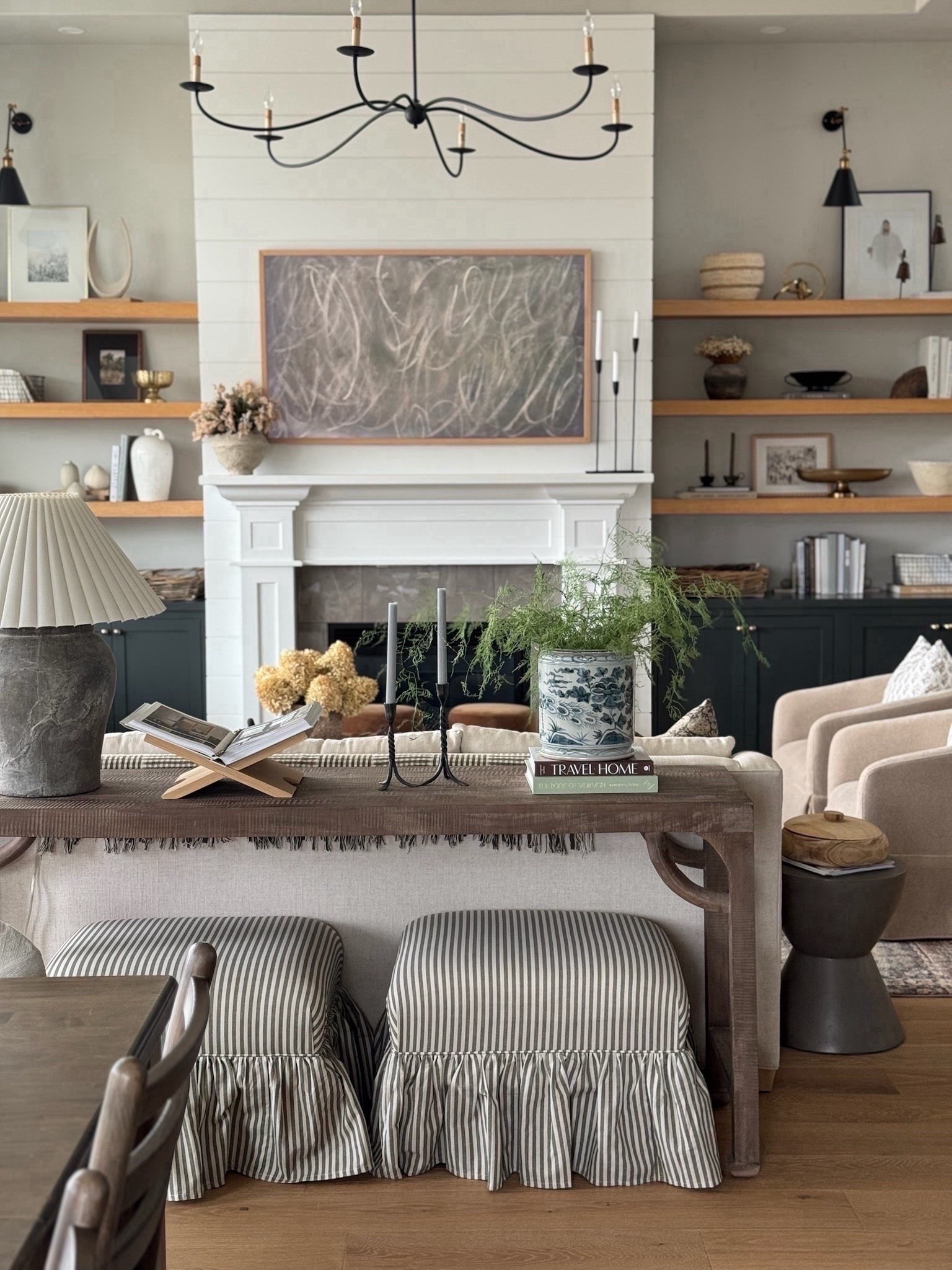 My ottomans were a top favorite last week!! They’re a splurge, but have been one of my favorite purchases for our home to date. The sweetest ruffle skirt, pinstripe detail, and I love the green color! I’m linking a nearly identical save option too! 

#LTKSaleAlert #LTKHome