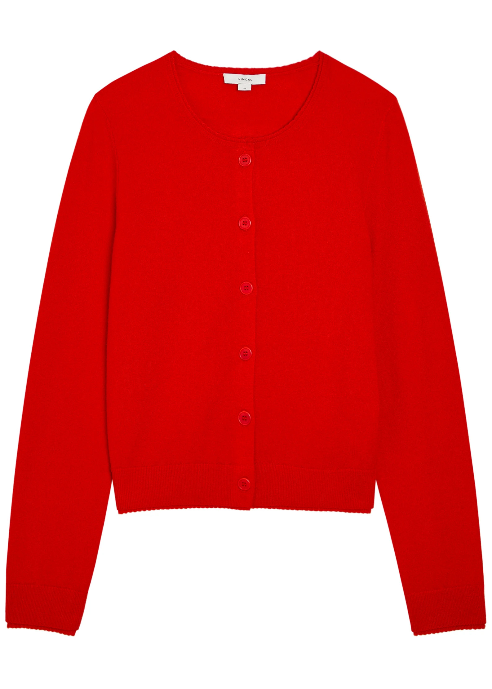Scalloped trims wool and cashmere-blend cardigan | Harvey Nichols
