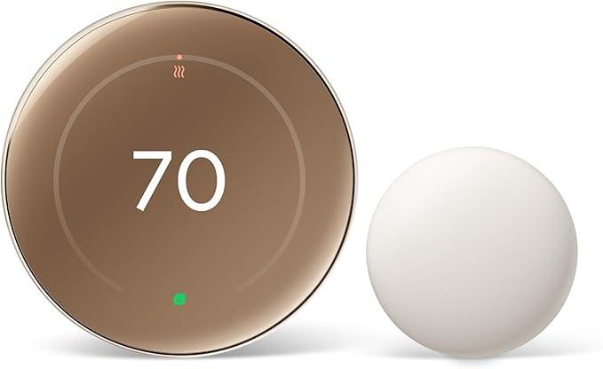 Google Nest Learning Thermostat (4th Gen, 2024) with Nest Temperature Sensor - Energy Saving Smar... | Amazon (US)