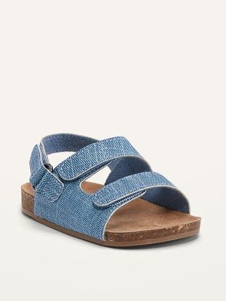 Chambray Secure-Strap Sandals for Baby | Old Navy (US)
