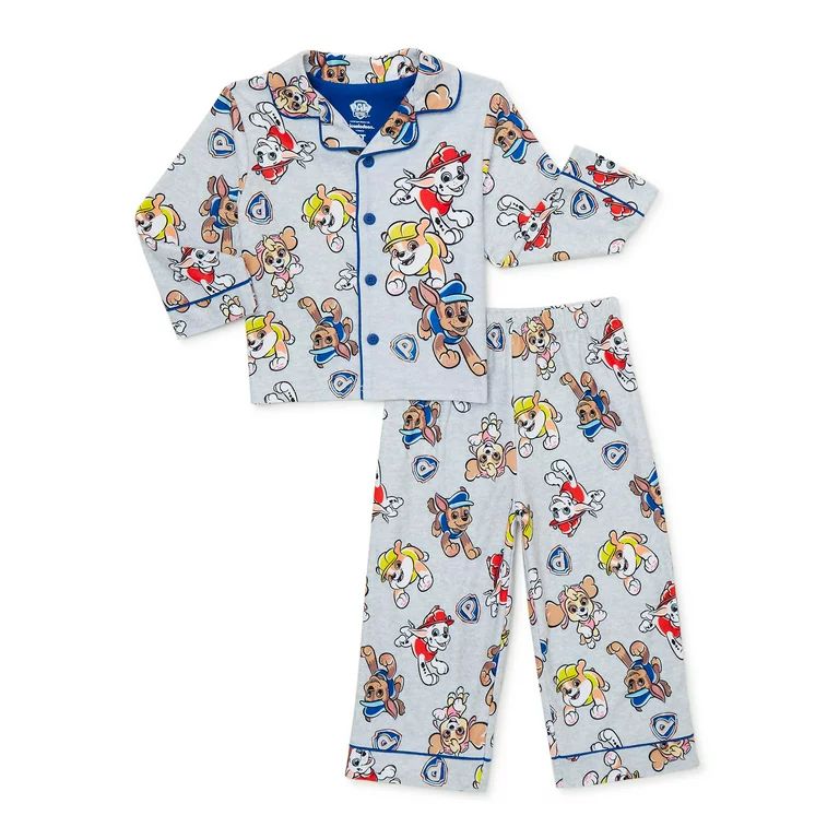 Paw Patrol Toddler Boys Coat Set, 2-Piece Pajama Set, Sizes 2T-5T | Walmart (US)