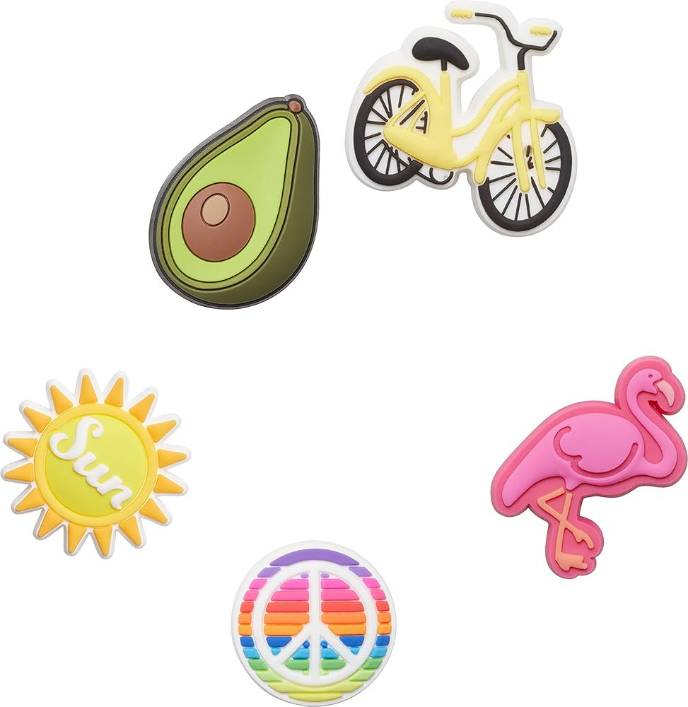 Crocs Men's and Women's Jibbitz Shoe Charms Travel 5-Pack | Jibbitz for Crocs | Amazon (US)