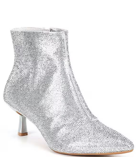Alex Marie Gamina Rhinestone Embellished Kitten Heel Booties | Dillard's | Dillard's