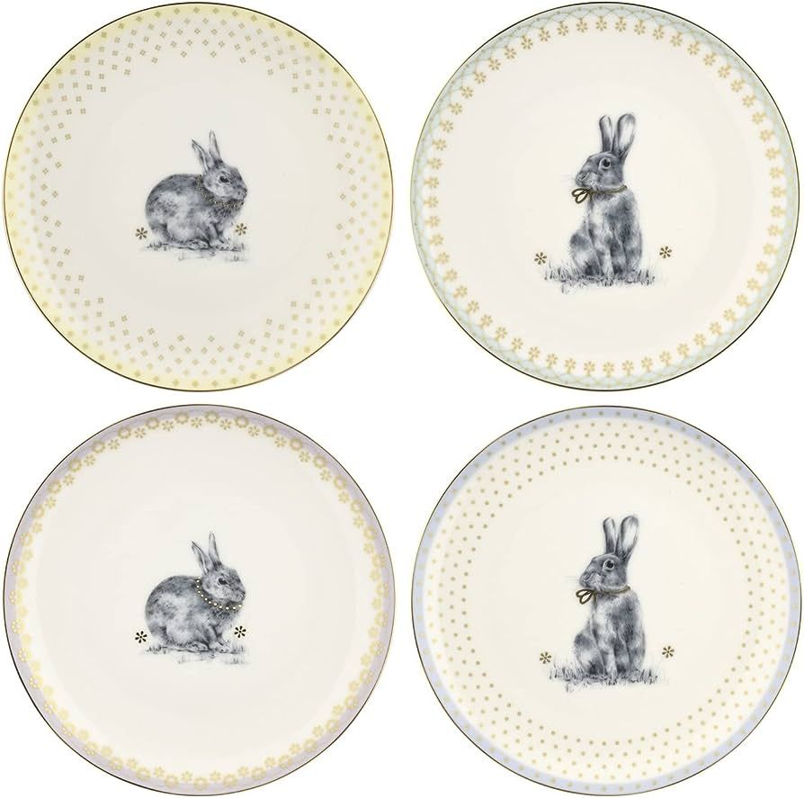 Spode Meadow Lane Salad Plates | Set of 4 | 8-Inch Dessert, Appetizer, and Lunch Plate | Small Dinne | Amazon (US)