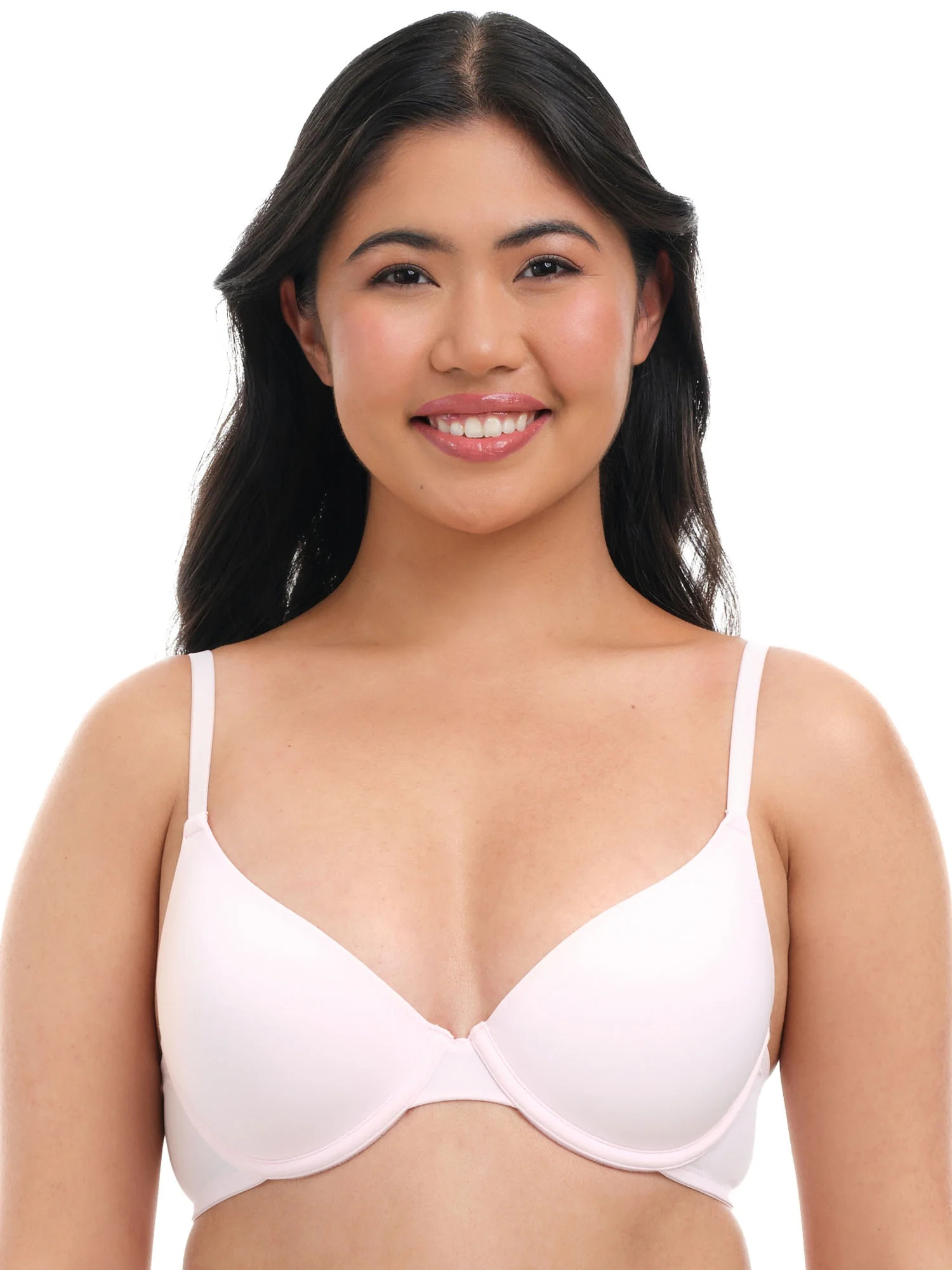 No Boundaries Women's Lightly Lined Underwire T-Shirt Bra, Sizes 34A to 40DDD | Walmart (US)