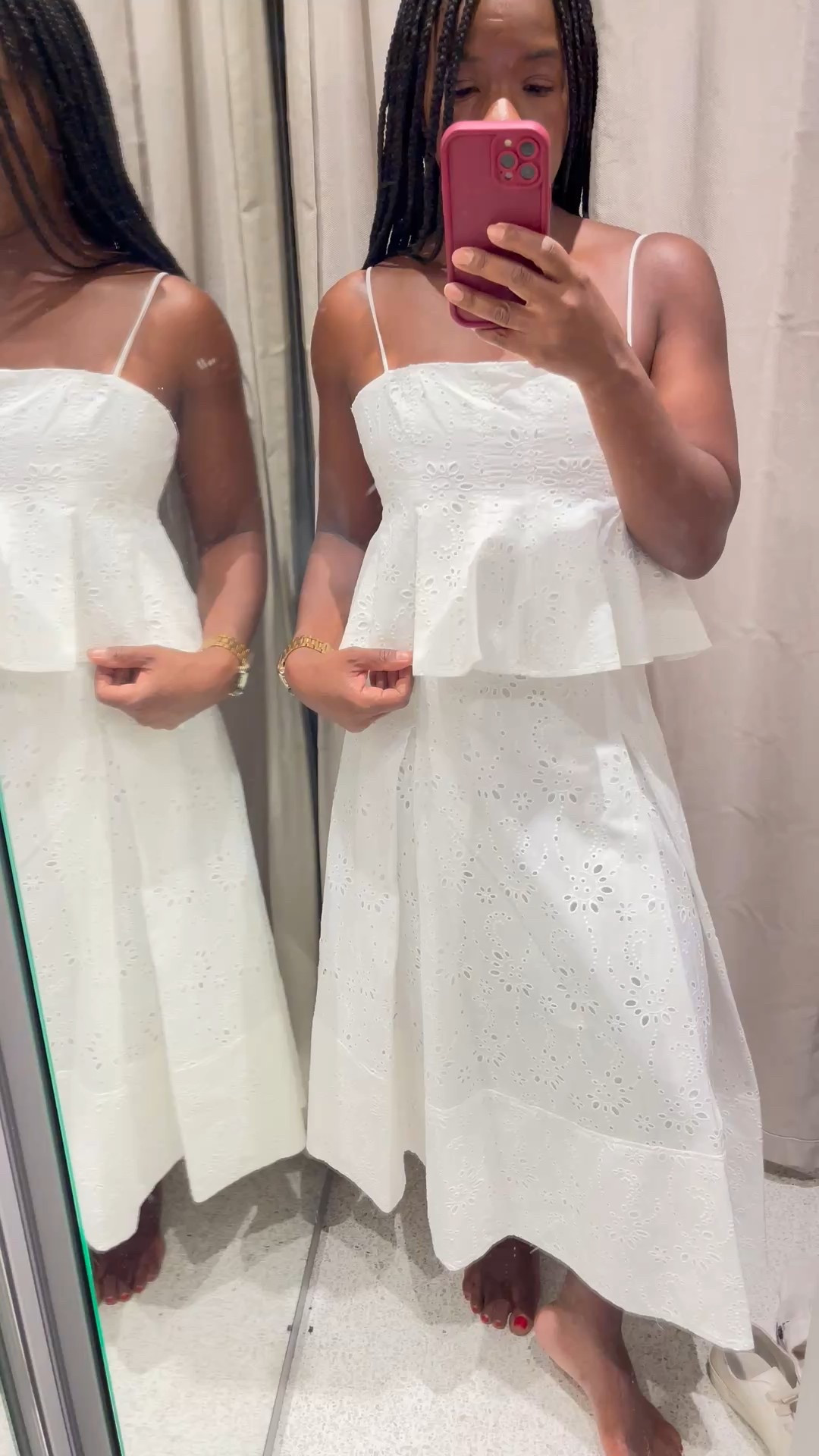 6/9/2025. Love this eyelet set for summer brunch or on holiday. You can also mix and match the items within your closet. The top would be so cute with denim shorts. 

#LTKSummerEdit #LTKSeasonal #LTKStyleTip