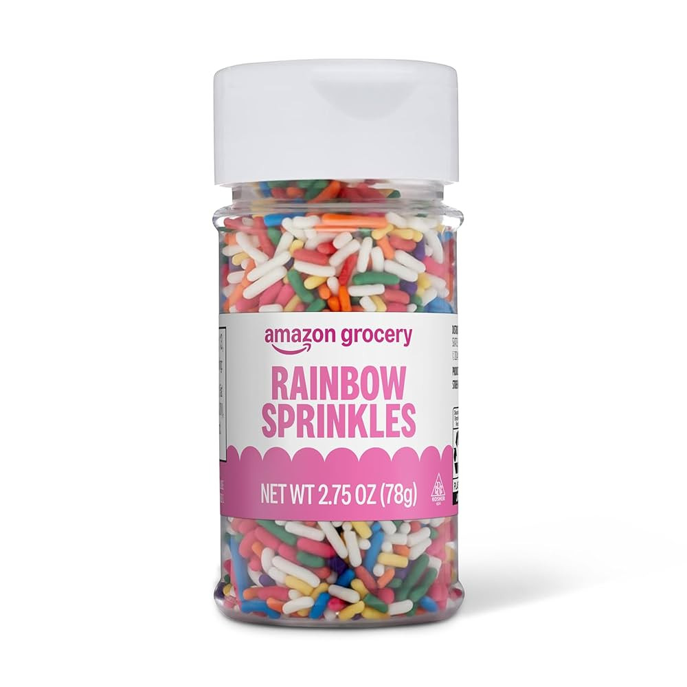 Amazon Grocery, Rainbow Sprinkles, 2.75 Oz (Previously Amazon Fresh, Packaging May Vary) | Amazon (US)