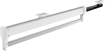 Pull Out Closet Valet Rod, Adjustable Sliding Heavy Duty Steel Top Mounted Clothes Storage Hanger... | Amazon (US)