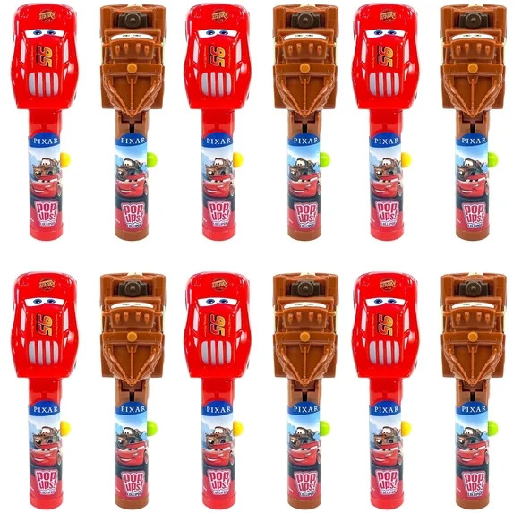 Cars Lollipop Holder Case, 12 Count, Includes Lollipops | Walmart (US)