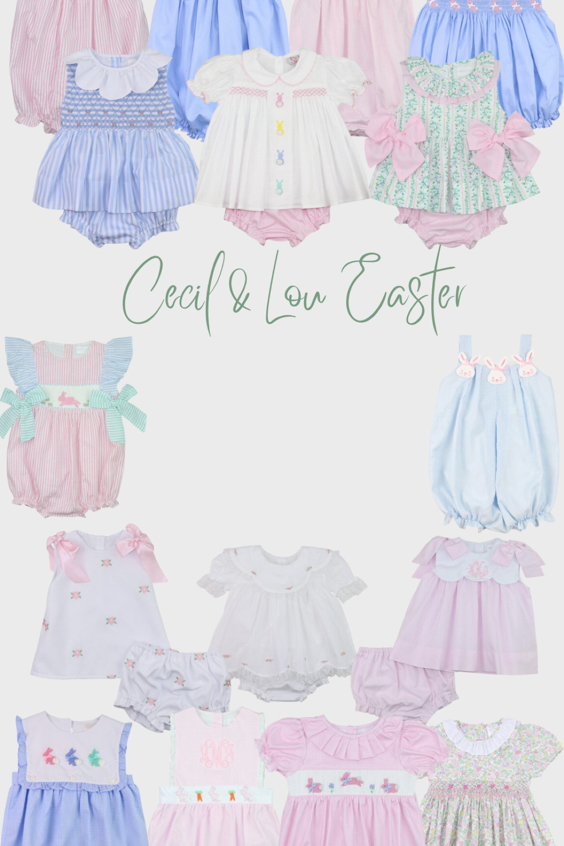 Easter outfits for girls! 

#LTKbaby #LTKkids