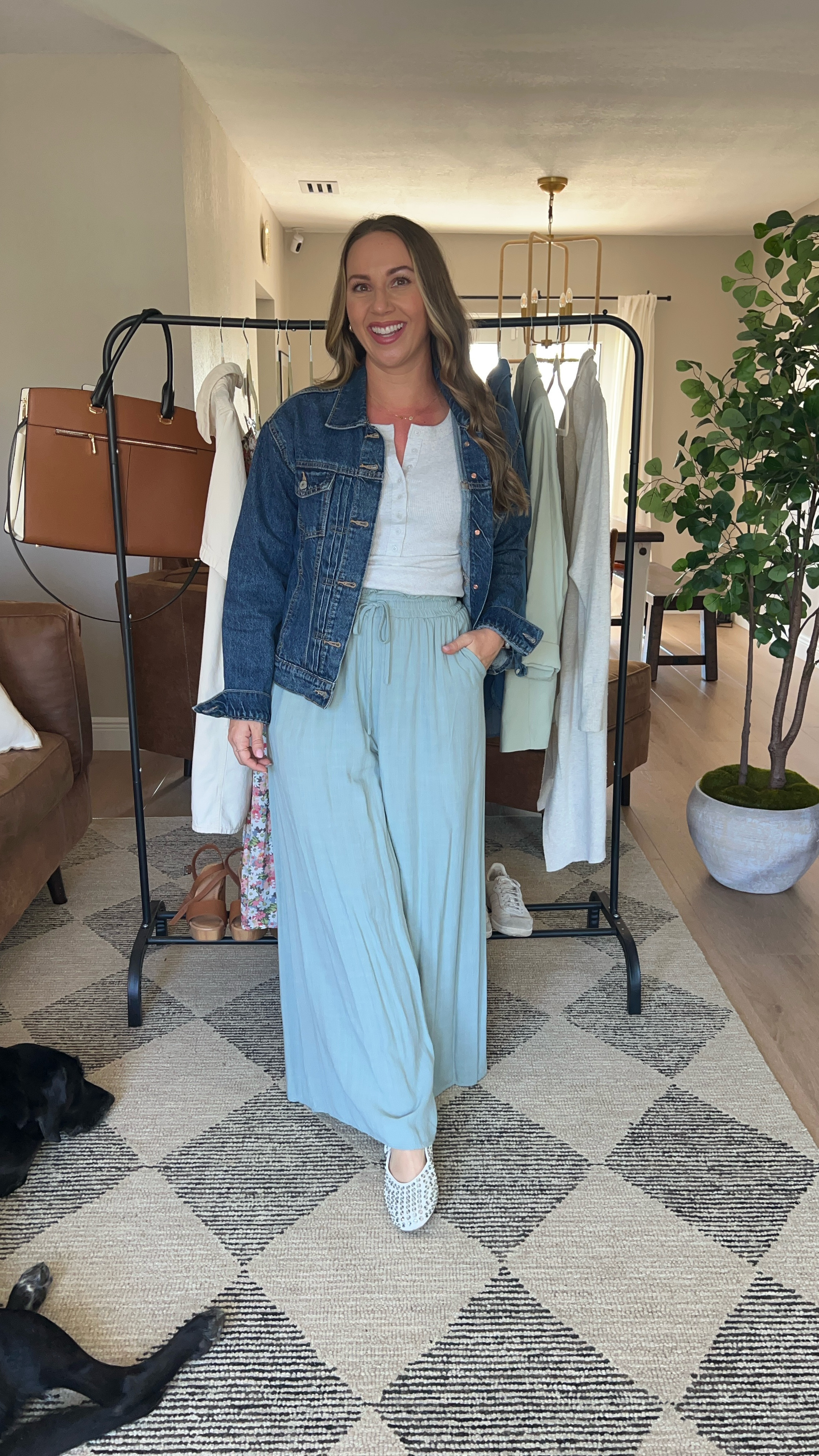 Teacher outfit idea using my spring capsule wardrobe 
Pants M
Tank M
Jean jacket M
Shoes 8

#LTKWorkwear #LTKStyleTip #LTKGiftGuide