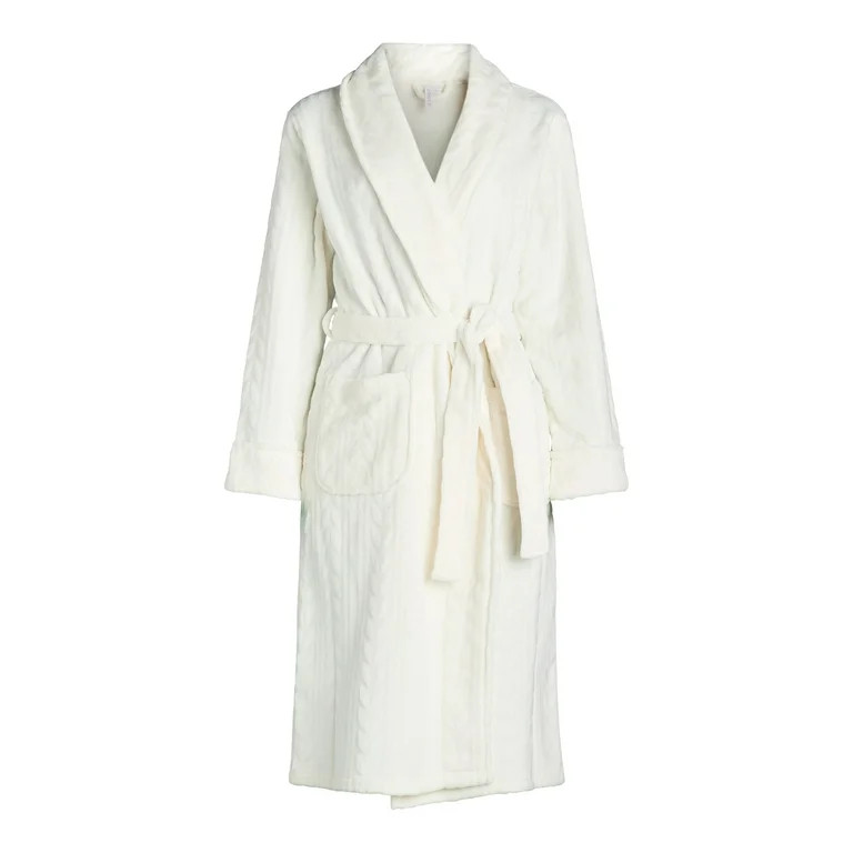 Joyspun Women's Plush Robe, Sizes S to 3X | Walmart (US)