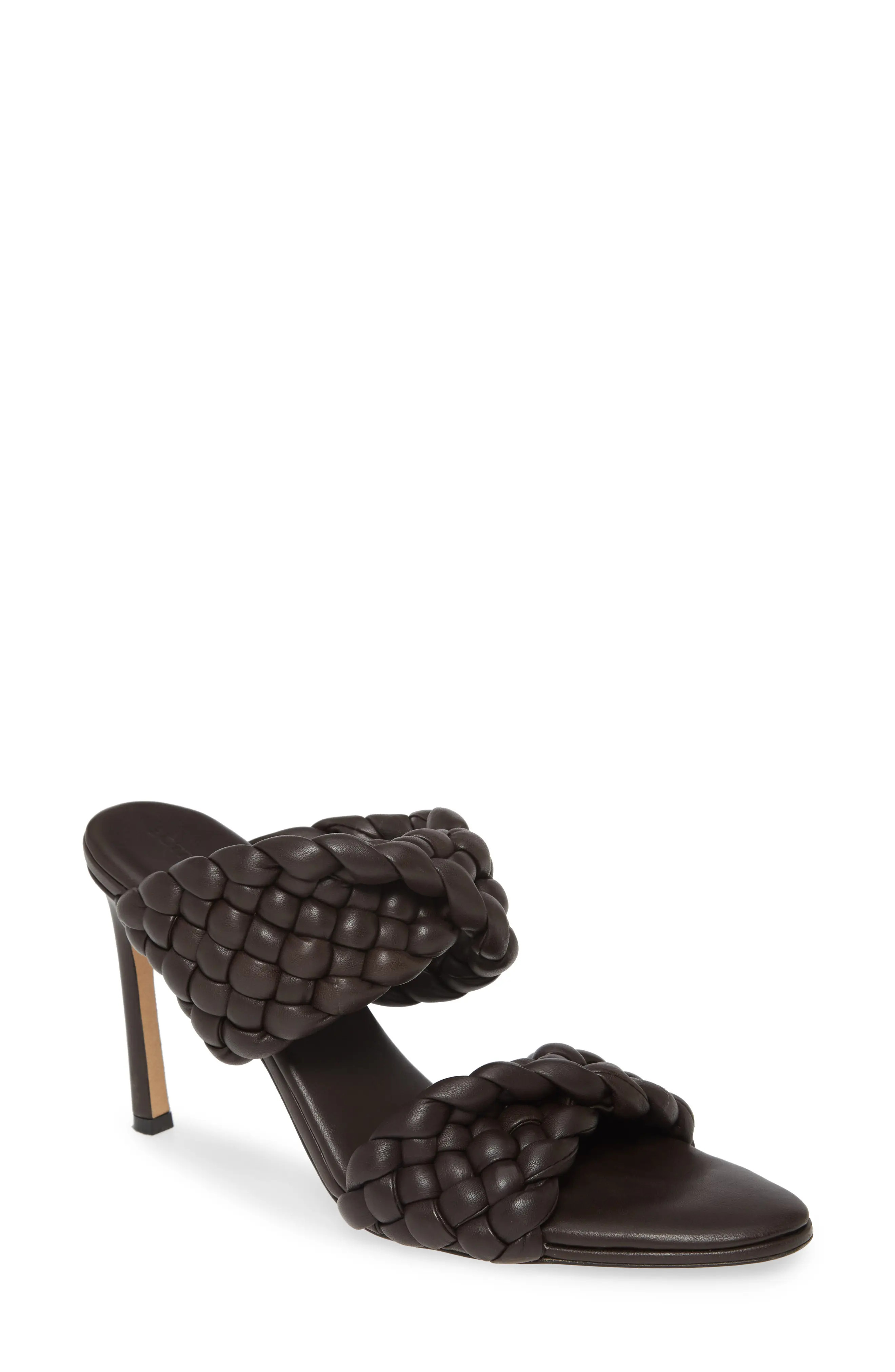 Women's Bottega Veneta Padded Strap Sandal, Size 8.5US / 38.5EU - Brown | Nordstrom