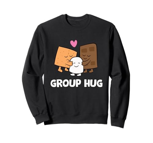 Funny Camping Smores Group Hug Cute S'mores Sweatshirt | Amazon (US)