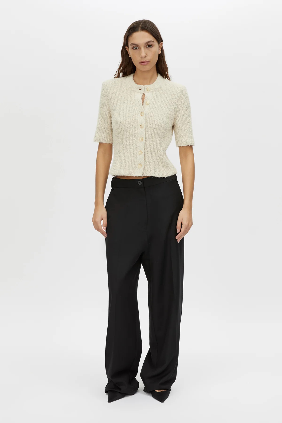Vega Knit Top in Stone Grey - CAMILLA AND MARC® C&M | CAMILLA AND MARC (ANZ)