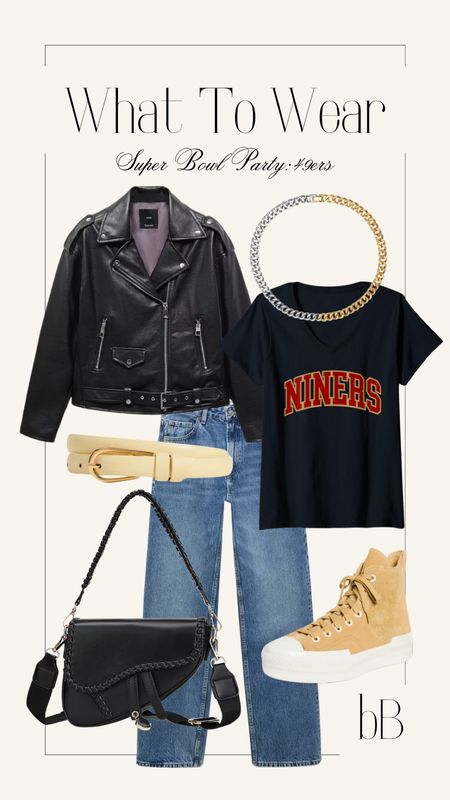 What to wear: 49ers edition! Super Bowl party 

#LTKsalealert #LTKSeasonal #LTKstyletip