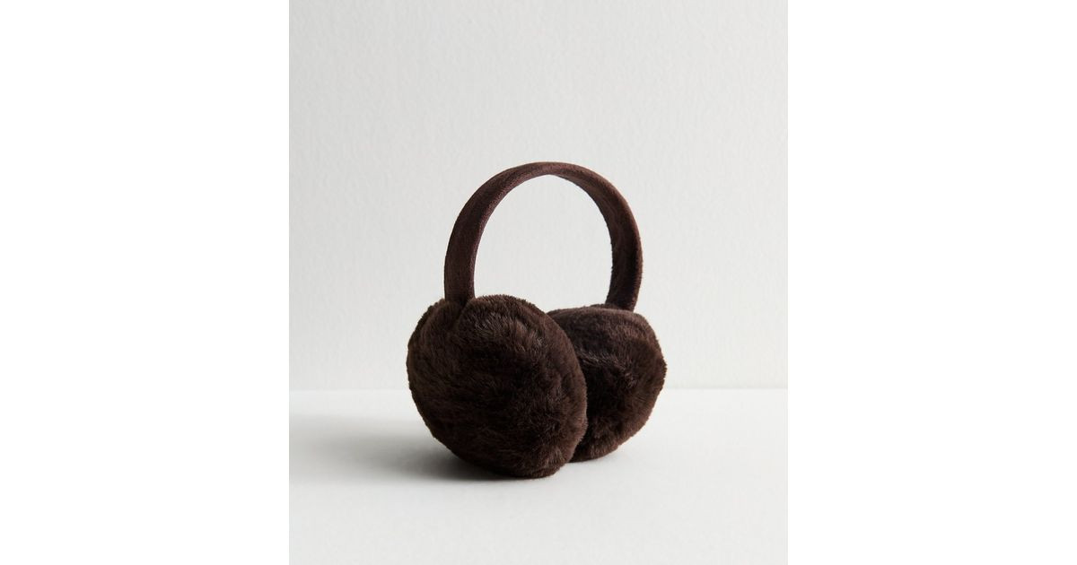 Brown Faux Fur Ear Muffs | New Look | New Look (UK)