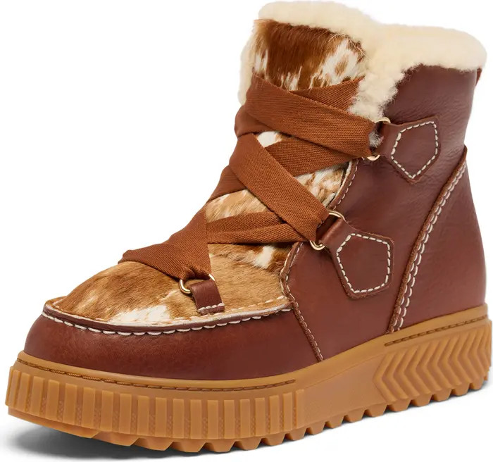SOREL One Ave™ Alpine Genuine Shearling Waterproof Boot (Women) | Nordstrom | Nordstrom