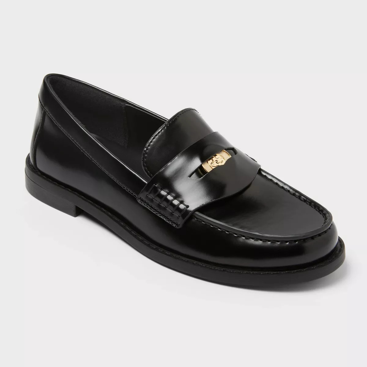 Women’s Phyllis Penny Loafers with Memory Foam Insole – A New Day™ Black 5 | Target