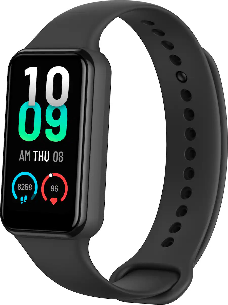 Amazfit - Band 7 Activity and Fitness Tracker 37.3mm Polycarbonate - Black - (2022) | Best Buy U.S.