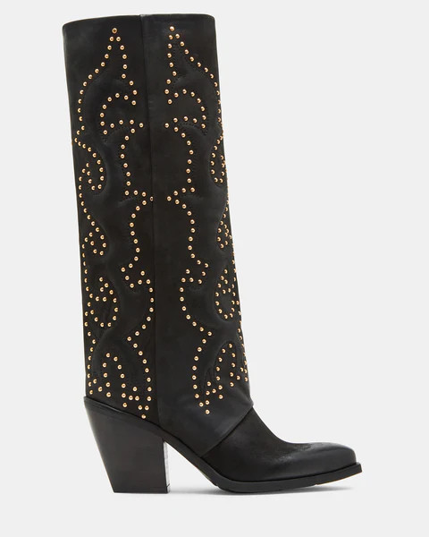 WOODIE BLACK LEATHER | Steve Madden (US)