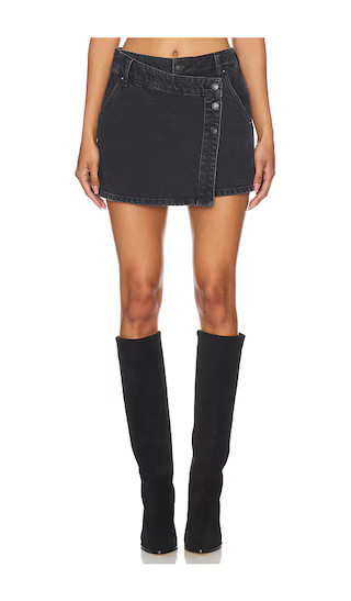 x We The Free Wynne Denim Skirt in Eclipse | Revolve Clothing (Global)