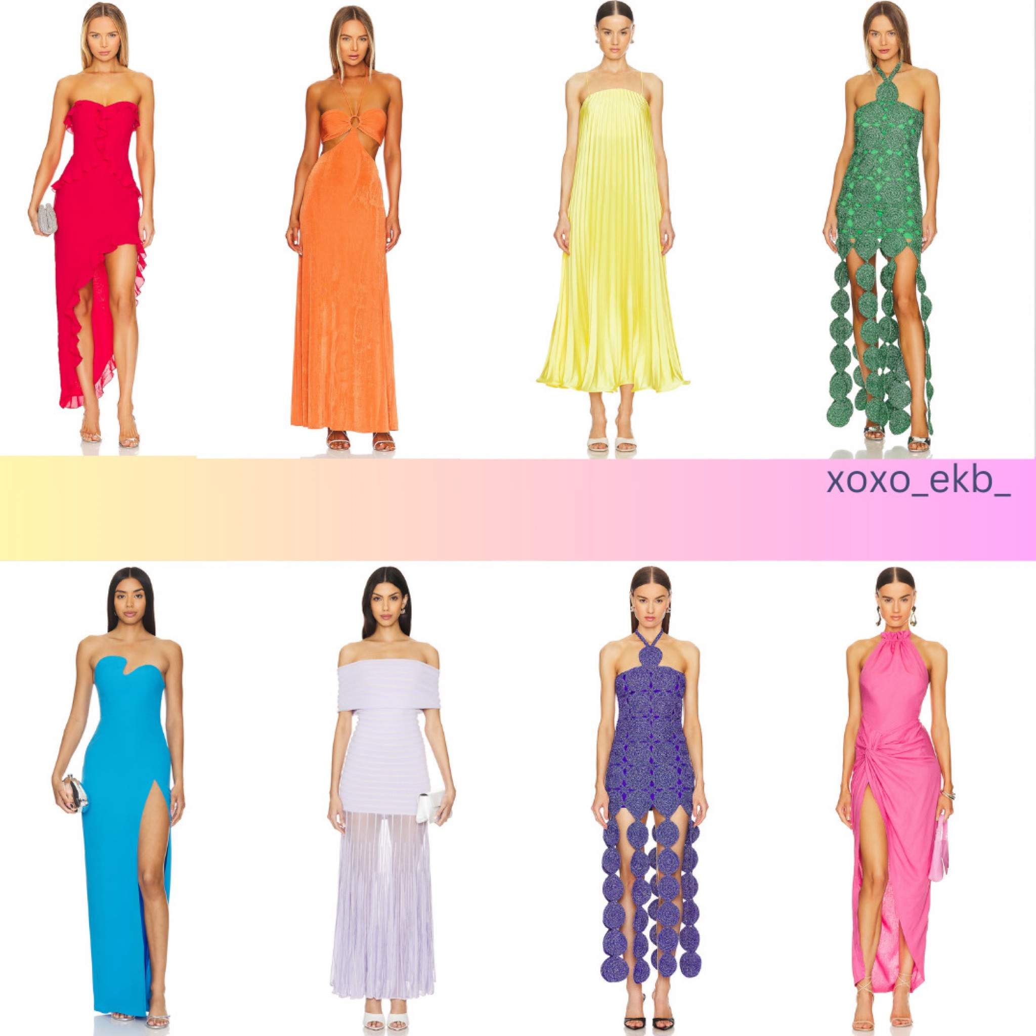 gorgeous gowns for every color of the rainbow 🌈

#LTKParties #LTKWedding