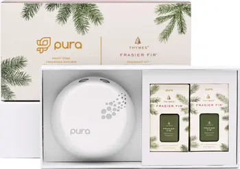 x Thymes Frasier Fir Pura 4 Smart Diffuser & Fragrance Set | Nordstrom