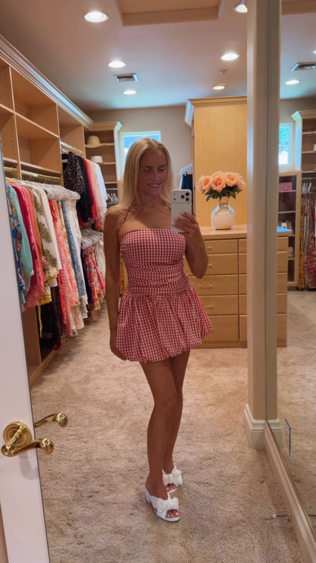 This red gingham bubble dress would be so cute for a July 4th outfit!

#LTKdayinmylife #LTKgrwm #LTKootd