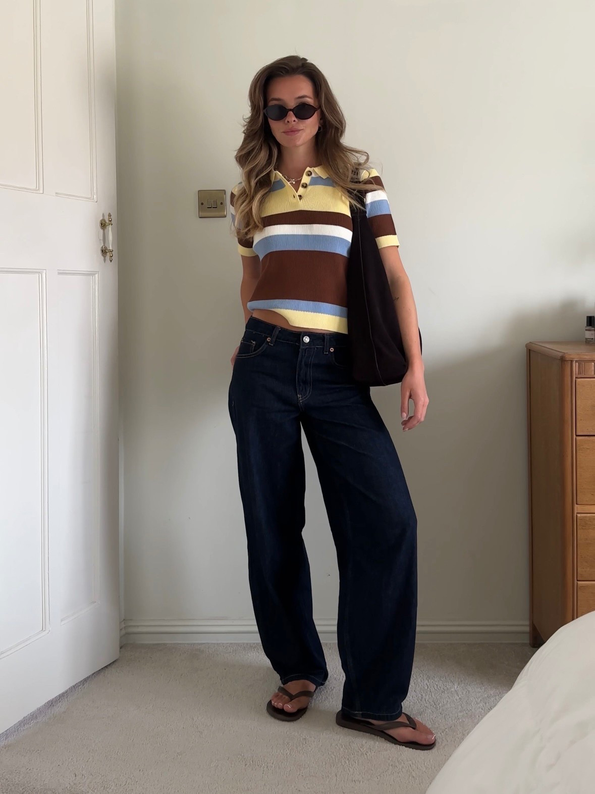 Polo shirt, indigo jeans, balloon jeans, havaianas, spring fashion, brown suede bag, spring outfit, casual outfit, Omnes, ASOS 

#LTKAprilSpotlight #LTKuk #LTKspring