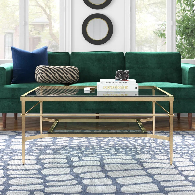 Genevieve Coffee Table with Storage | Wayfair North America