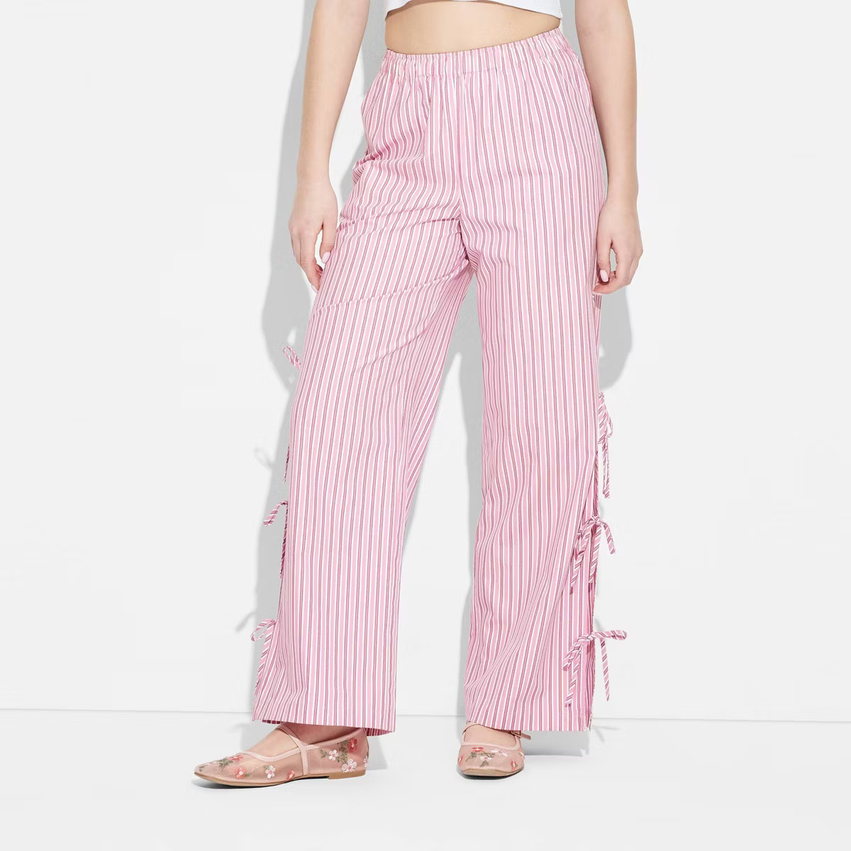 Women's High-Rise Side-Tie Boxer Pants - Wild Fable™ | Target