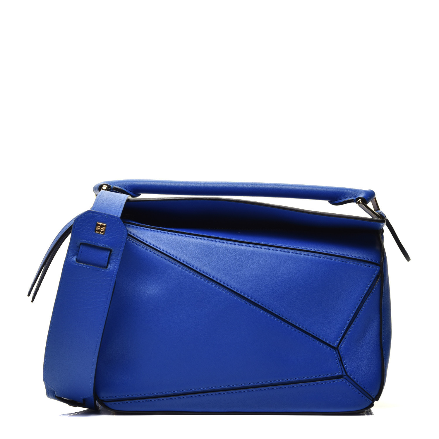 Calfskin Small Puzzle Bag Electric Blue | Fashionphile