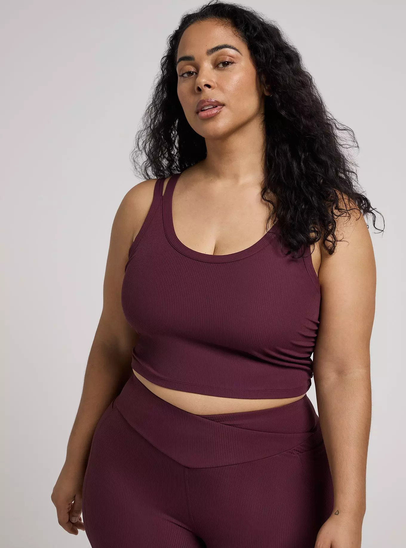 TRU Performance Rib Longline Active Sports Bra | Torrid (US & Canada)
