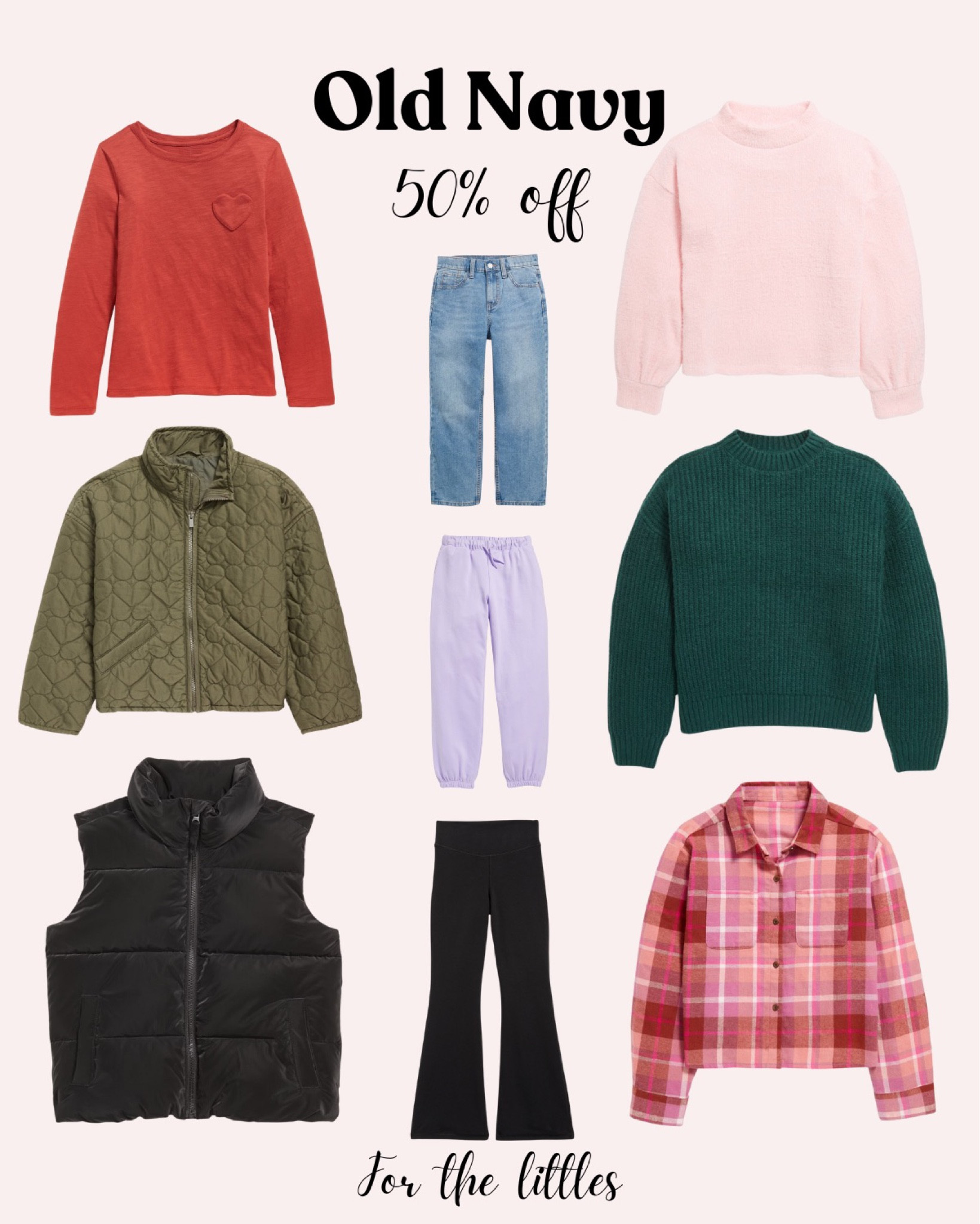 50% off Old Navy!! Perfect time to get fall & winter items for the littles! 

#LTKSaleAlert #LTKKids #LTKFindsUnder50