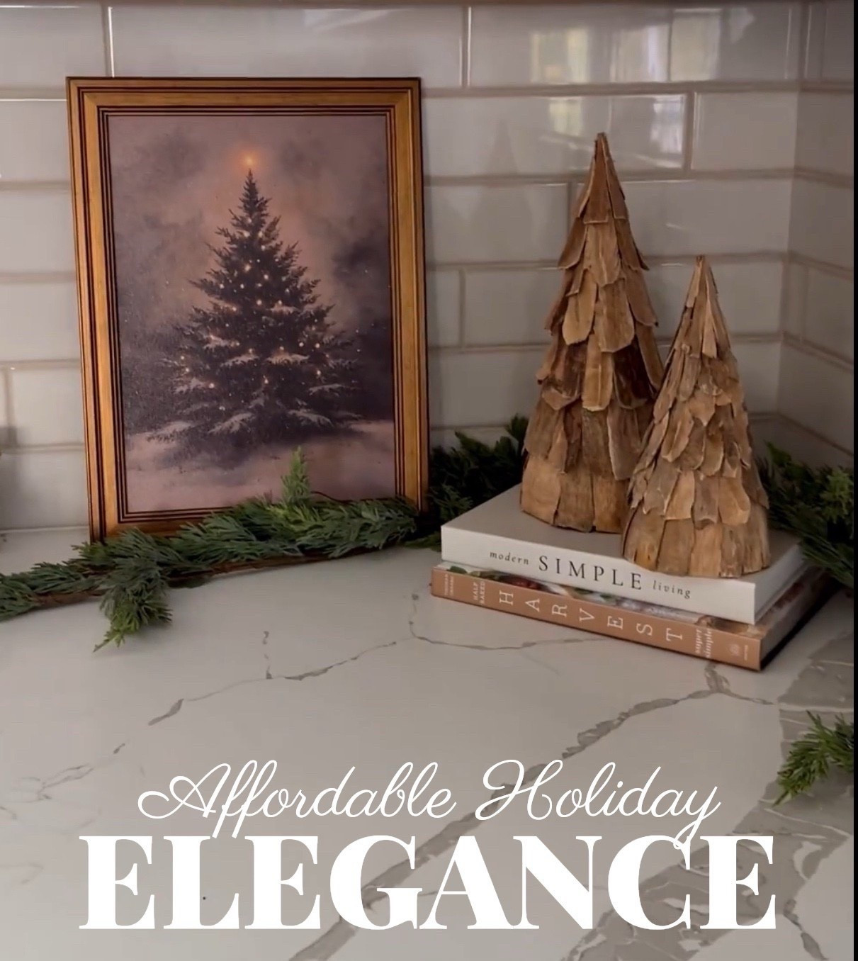 High-end Christmas vibes from Amazon finds?! Yes, please 🎁✨

These framed art pieces add instant holiday charm without breaking the bank. Layered with fresh greenery and soft gold frames, they bring that cozy, collected look to your kitchen or living space.

#porcheandco #modernclassic #holidaydecor #amazonhome #holidayinspo #affordabledecor #neutralchristmas #cozyinteriors #interiorstyling #homedecor #modernclassicinterior #christmasart #holidaystyle #interiorinspo #timelessdesign

Do you want to bring our dreamy Modern Classic style interior design into your own home? 🏡 You’re in luck! Reserve our Online Interior Design packages today -> https://porcheandco.com/edesign ✨ We can’t wait to work with you & design your home with #porcheandco



#LTKSeasonal #LTKHome #LTKHoliday