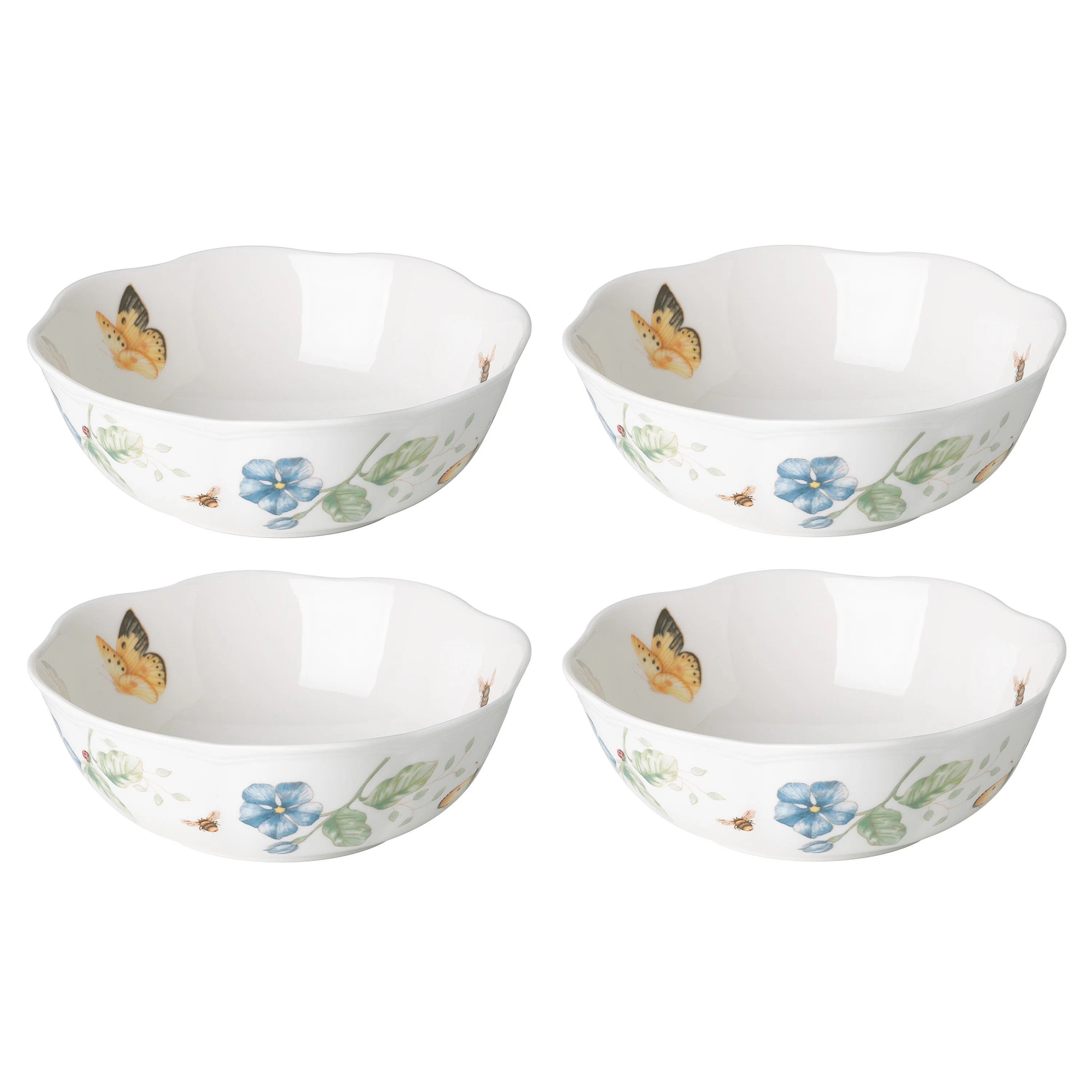 Lenox Butterfly Meadow 4-Piece All-Purpose Bowl Set "& Reviews" | Wayfair | Wayfair North America
